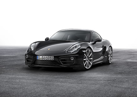 svart, Porsche Cayman 