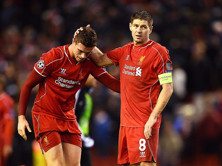 Liverpool FC, sepak bola, Steven Gerrard, Wallpaper HD