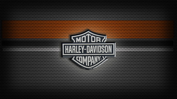 Harley Davidson Motorcycle Logo HD, sepeda, logo, motor, harley, davidson, Wallpaper HD