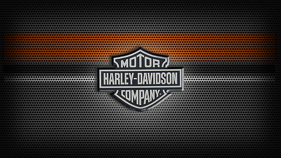 ハーレーダビッドソンオートバイロゴHD、バイク、ロゴ、オートバイ、ハーレーダビッドソン、 HDデスクトップの壁紙 HD wallpaper