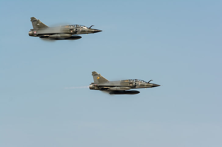 비행기, 에어쇼, 군사, Mirage 2000, HD 배경 화면
