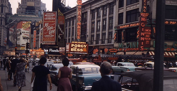 New York City, vintage, HD tapet HD wallpaper