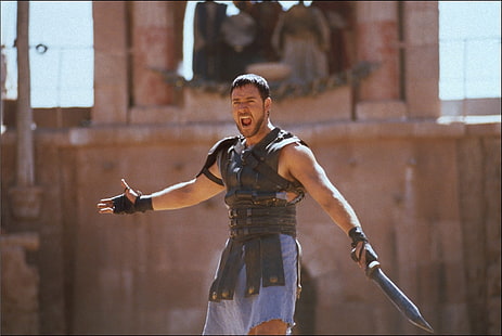 Gladiator (film), Russell Crowe, Fond d'écran HD HD wallpaper