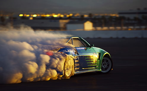 drifting cars, cars, drift, tires, smoke, HD wallpaper HD wallpaper
