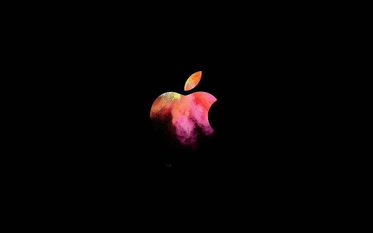 apple, mac, event, logo, dark, illustration, art, HD wallpaper