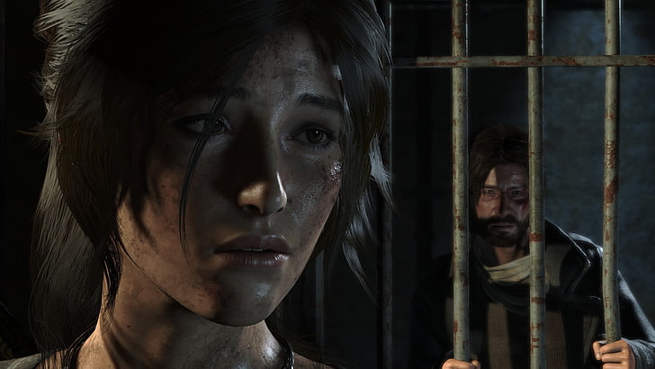 Tomb Raider Yükselişi, Lara Croft, ekran görüntüsü, video oyunları, HD masaüstü duvar kağıdı