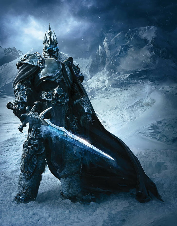 World of Warcraft, Arthas, World of Warcraft: Wrath of the Lich King, วอลล์เปเปอร์ HD, วอลเปเปอร์โทรศัพท์