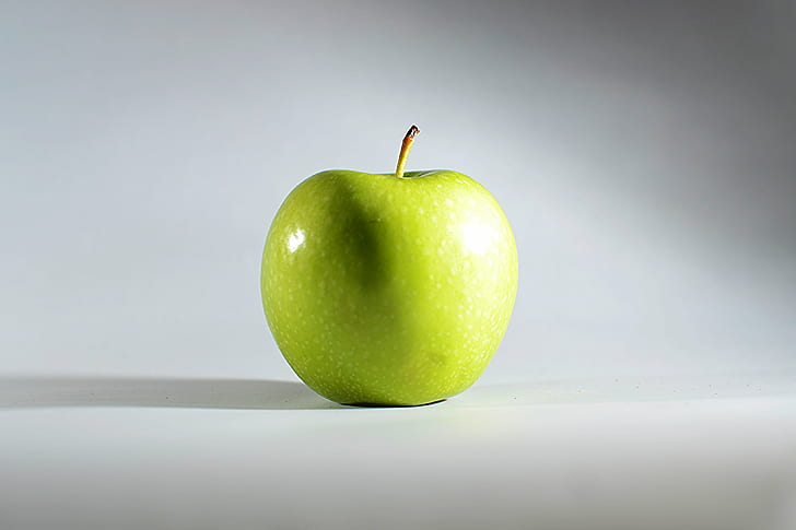 grön äppelfrukt, manzanita, manzanita, frukt, mat, äpple - frukt, friskhet, hälsosam kost, bantning, organisk, mogen, grön Färg, närbild, HD tapet