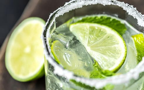 is, cocktail, lime, Mojito, HD tapet HD wallpaper