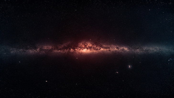 carta da parati galassia, via Lattea, spazio, stelle, galassia, arte digitale, arte spaziale, costellazione, Via Lattea, Sfondo HD
