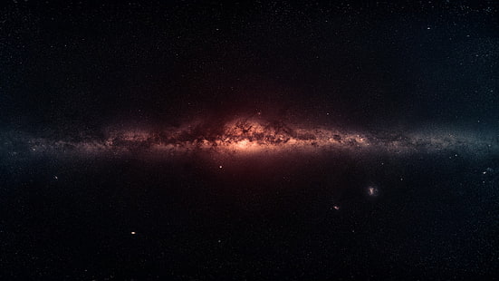 خلفية المجرة ، درب التبانة ، الفضاء ، النجوم ، المجرة ، الفن الرقمي ، فن الفضاء ، كوكبة ، درب التبانة، خلفية HD HD wallpaper