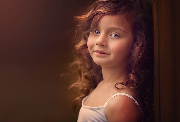 Fotografie, Kind, Blaue Augen, Niedlich, Mädchen, Kleines Mädchen, Lächeln, HD-Hintergrundbild