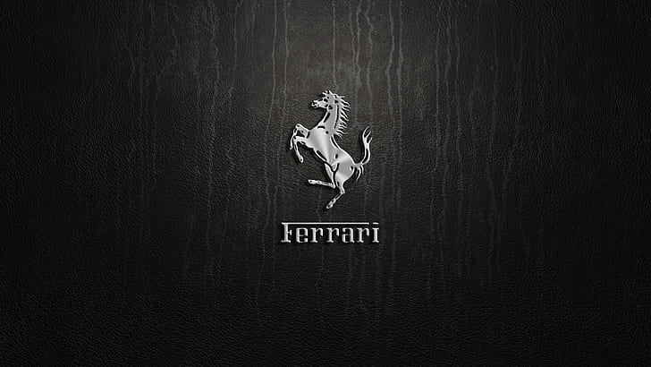 logotyp, Ferrari, HD tapet