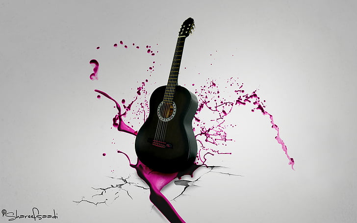 emo, guitar, HD wallpaper