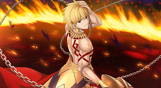 Seria Fate, Fate / Grand Order, Gilgamesz (Seria Fate), Tapety HD HD wallpaper