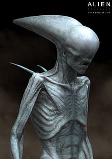 ciencia ficción, horror, criatura, Xenomorph, películas, Alien: Covenant, Fondo de pantalla HD HD wallpaper