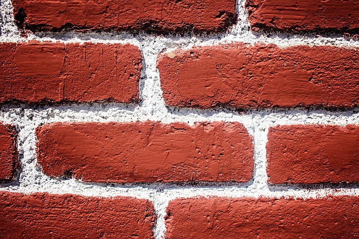 brown brickwall, wall, brick, texture, HD wallpaper