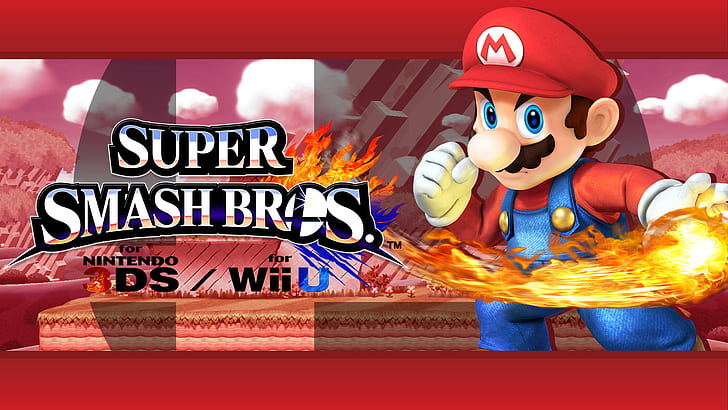Super Smash Bros., Super Smash Bros. para Nintendo 3DS y Wii U, Mario, Fondo de pantalla HD
