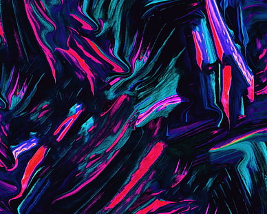 абстракция, цвета, цвет, краска, HD обои HD wallpaper