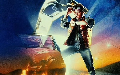 ย้อนกลับอนาคต Marty mcfly ภาพยนตร์สตรูซาน, วอลล์เปเปอร์ HD HD wallpaper