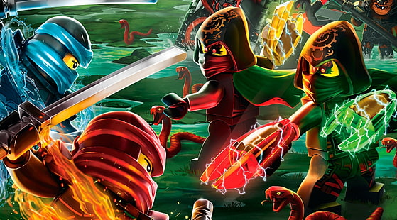 Film, The Lego Ninjago Movie, Lego, Lego Ninjago: Masters Of Spinjitzu, HD tapet HD wallpaper