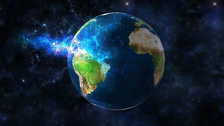ดาวเคราะห์โลกโลกศิลปะอวกาศศิลปะดิจิทัลอวกาศ, วอลล์เปเปอร์ HD