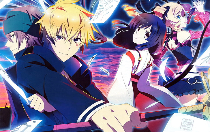 poster de personagens de anime, Anime, Tokyo Ravens, HD papel de parede