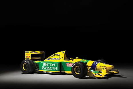 1992, b192, Benetton, f-1, формула, раса, състезания, HD тапет HD wallpaper