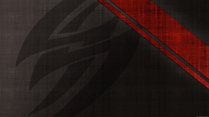 black and red tribal artwork, minimalism, digital art, brown, red, HD wallpaper