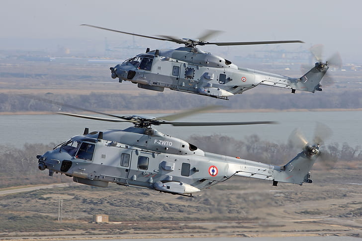 Военные вертолеты, NHIndustries NH90, самолеты, вертолет, HD обои