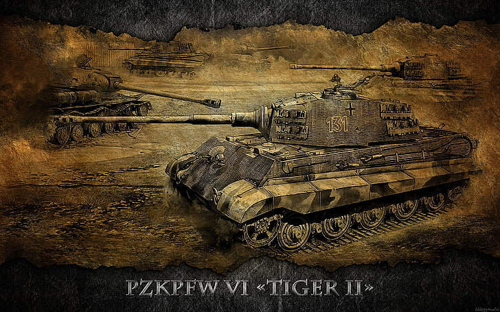 Тигр II, HD обои