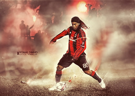 Легенда спортивного футбола Ronaldinho AC MILAN 2920x2080 Спорт Футбол HD Art, спорт, футбол, HD обои HD wallpaper