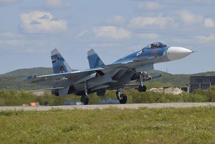 طيران ، مقاتلة ، Su-33 ، Flanker-D، خلفية HD