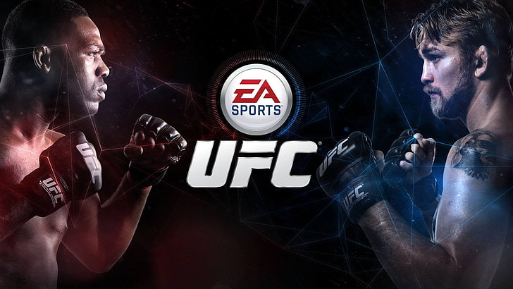 EA Sport UFV дигитален тапет, EA Sports UFC, UFC, Jon Jones, Alexander Gustafsson, HD тапет