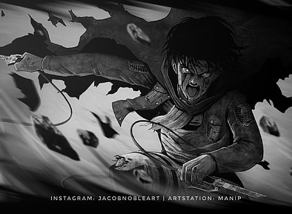 Anime, Attack On Titan, Levi Ackerman, Fond d'écran HD HD wallpaper