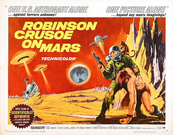 Robinson Crusoé em Marte, HD papel de parede