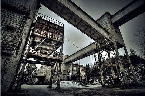 ถูกทิ้งร้างโปแลนด์ urbex โรงงาน, วอลล์เปเปอร์ HD HD wallpaper