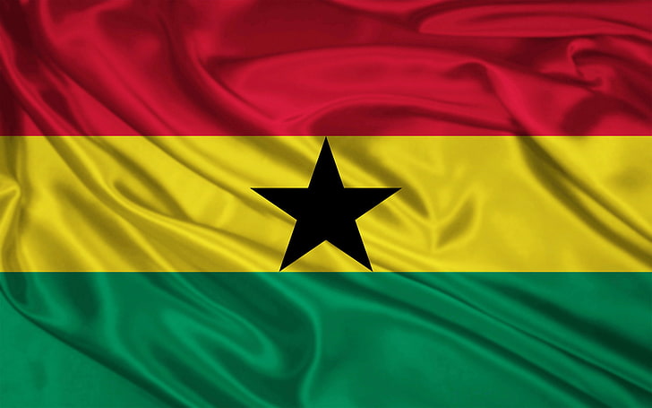 afrika, flaga, ghana, Tapety HD