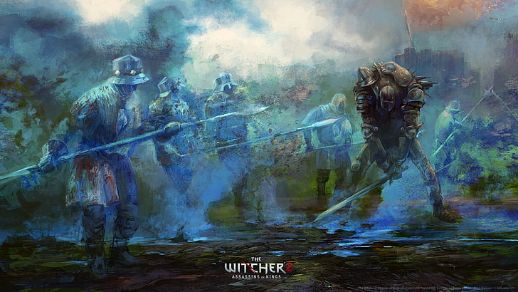 Papel de parede digital The Witcher, The Witcher 2 Assassinos dos Reis, The Witcher, HD papel de parede