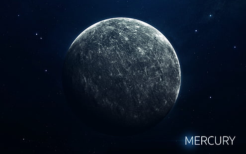Bintang, Planet, Luar Angkasa, Berry, Merkurius, Seni, Sistem, Tata Surya, Vadim Sadovski, oleh Vadim Sadovski, Wallpaper HD HD wallpaper