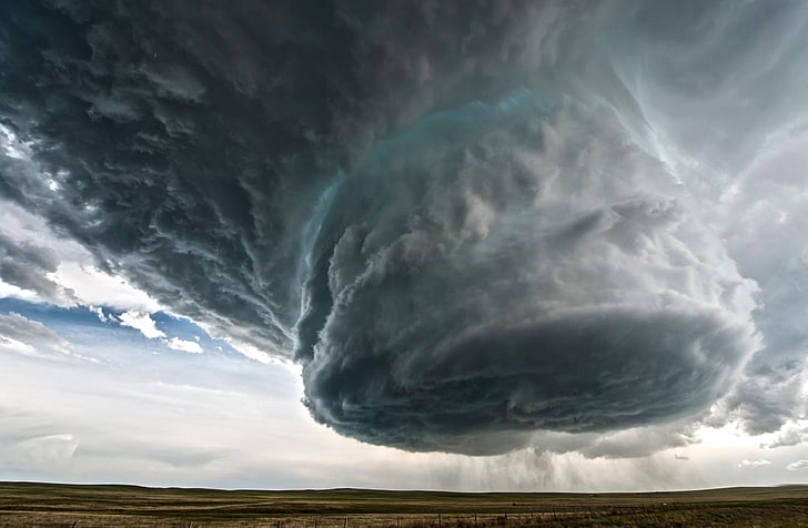 nature storm illustration, Earth, Tornado, HD wallpaper