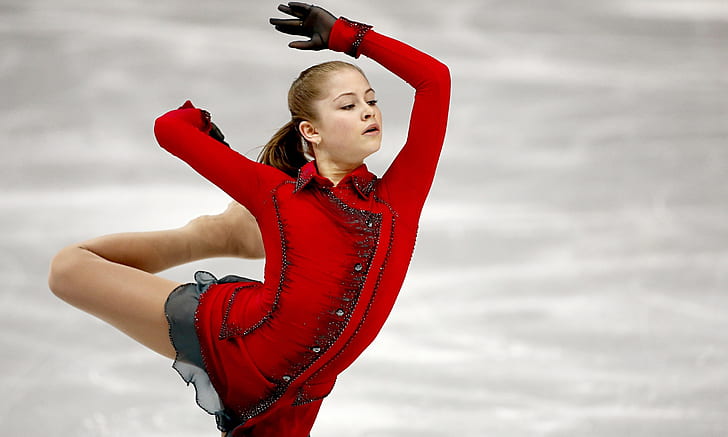 look, ice, figure skating, leg, elegance, RUSSIA, Sochi 2014, The XXII Winter Olympic Games, Yulia Lipnitskaya, skater, champion, sochi 2014 olympic winter games, HD wallpaper