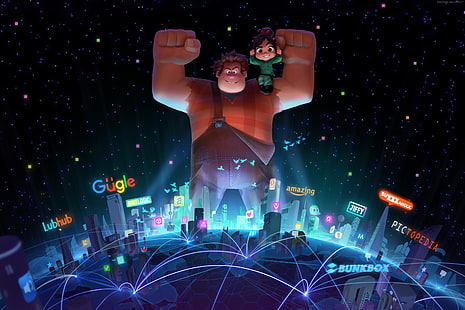 4k, Ralph Breaks the Internet: Wreck-It Ralph 2, HD wallpaper HD wallpaper