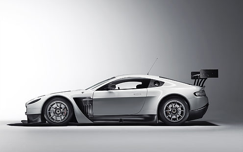 Aston Martin Vantage GT3, รถยนต์, มุมมองด้านข้าง, aston martin vantage gt3, รถยนต์, มุมมองด้านข้าง, วอลล์เปเปอร์ HD HD wallpaper