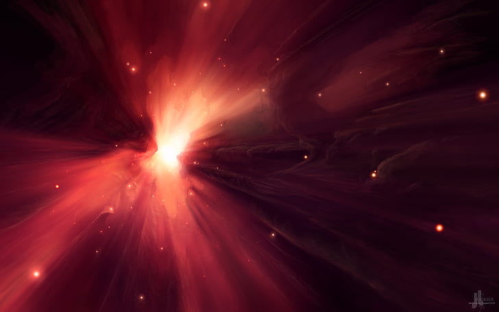 Nebulosa Escarlate, Vermelho, HD papel de parede
