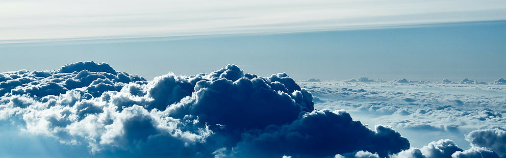 구름 자연 하늘 듀얼 모니터 다중 디스플레이, HD 배경 화면 HD wallpaper