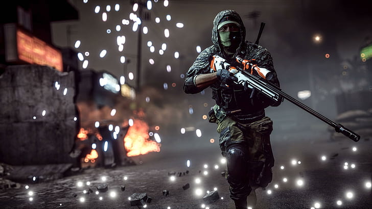 Recon, Battlefield 4, 5K, Sniper, HD тапет