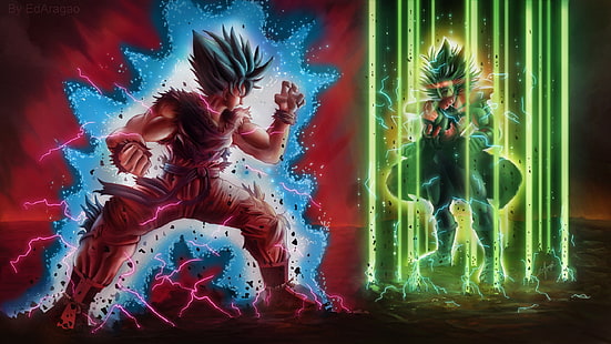 Film, Dragon Ball Super: Broly, Broly (Dragon Ball), Goku, HD-Hintergrundbild HD wallpaper