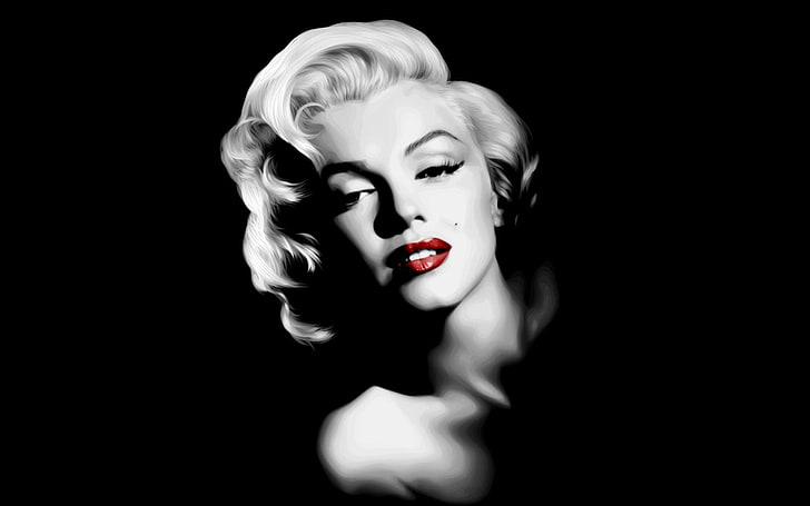 Skådespelerskor, Marilyn Monroe, Kändis, Ansikte, HD tapet