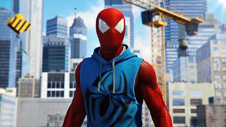 scarlet spider, spiderman ps4, gry, 2018 gry, hd, 4k, gry na ps4, Tapety HD
